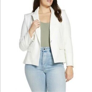 VERONICA BEARD Off-White Schoolboy Danielle Dickey Blazer | 22